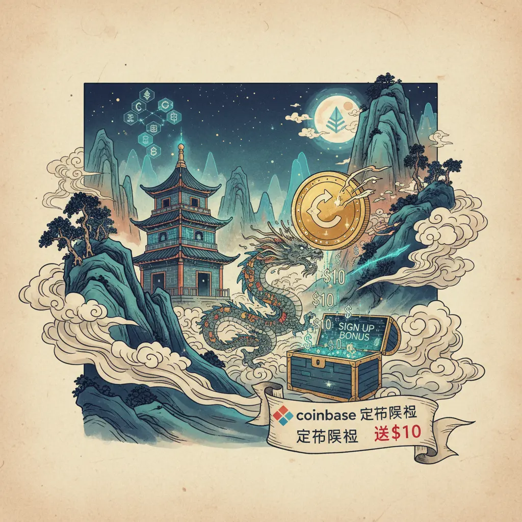 10 sign up bonus - Coinbase